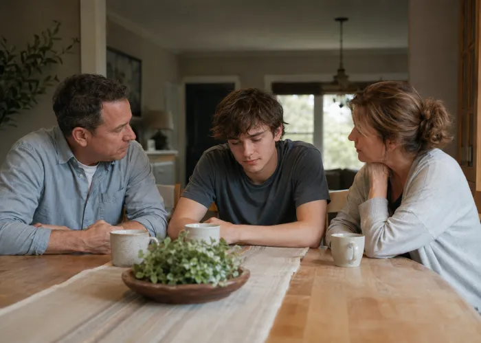 Parents coaching troubled teens